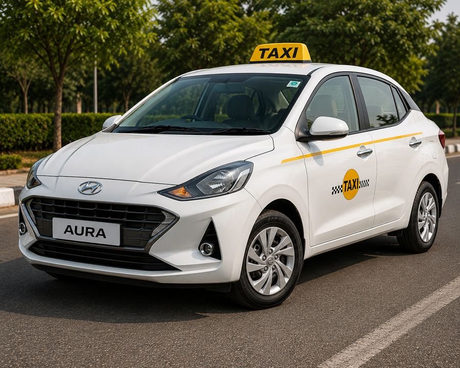 Hyundai Aura taxi Ludhiana